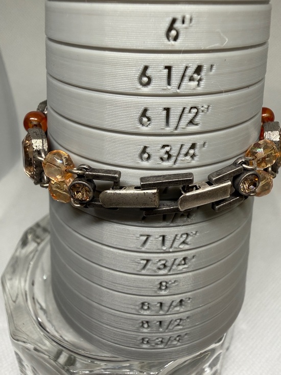 Avon Bracelets Buckle Accent & Beaded Vintage Silver Tone. Both Are Signed. - Picture 8 of 11